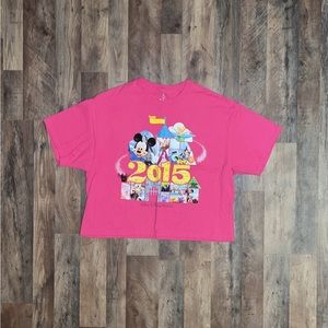 2015 Walt Disney World Pink T-Shirt (X-Large)